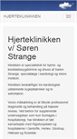 Mobile Screenshot of hjerteklinikken.dk